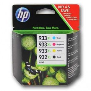 Originální HP 932XL + 933XL Čtyřbalení inkoustových kazet C2P42AE (4-Pack) po expiraci Hewlett-Packard